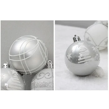 Сменный Прочный практичный Рождественский шар, украшение для елки, небьющиеся элементы рождественской тематики размером 30,4*14*14 см
